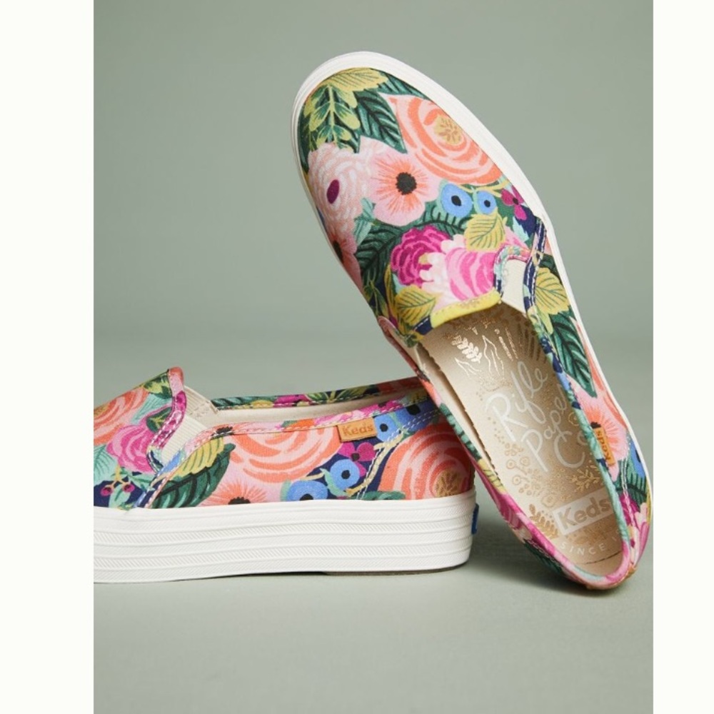 Keds x Rifle Paper Co Juliet slip-on sneakers